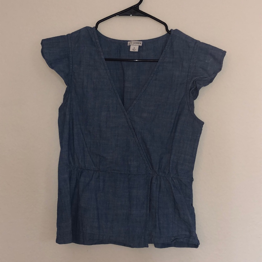 Denim blouse